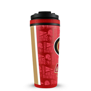 Officially Licensed San Francisco 49ers 26oz Ice Shaker
