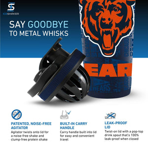 Officially Licensed Chicago Bears 4D Ice Shaker