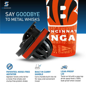 Officially Licensed Cincinnati Bengals 26oz Ice Shaker