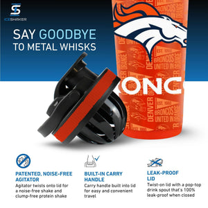 Officially Licensed Denver Broncos 4D Ice Shaker