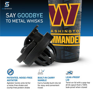 Officially Licensed Washington Commanders 4D Ice Shaker