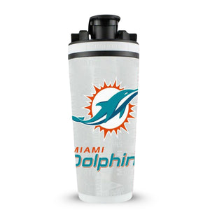 Officially Licensed Miami Dolphins 26oz Ice Shaker