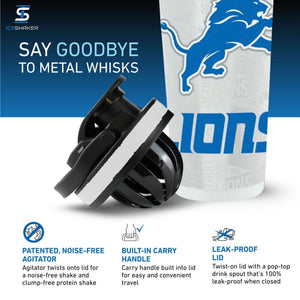 Officially Licensed Detroit Lions 4D Ice Shaker