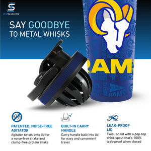 Officially Licensed Los Angeles Rams 26oz Ice Shaker