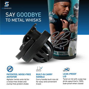 Official Saquon Barkley Philadelphia Eagles 4D 26oz Ice Shaker