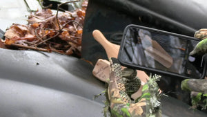 Leafy Camo Gloves in Mossy Oak and Realtree - Fingerless or Touchscreen Tips