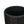 Noah Round Wicker Planter 2-piece Set in Black