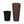 Noah Round Wicker Planter 2-piece Set in Mocha