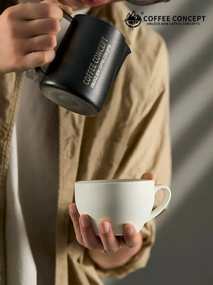 Pro Latte Art Pitcher - Eagle Beak Precision Spout 400ml/600ml, Advanced Patterns Under $25
