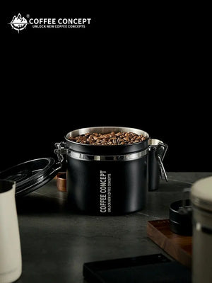 Best Airtight Coffee Canister for Fresh Beans - Vacuum Seal One-Way Valve 1.2L/1.5L Under $12