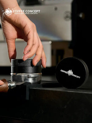 Vertical Striped Gravity Espresso Distributor - Stainless Steel Self-Leveling Tool 51/53/58mm From $16