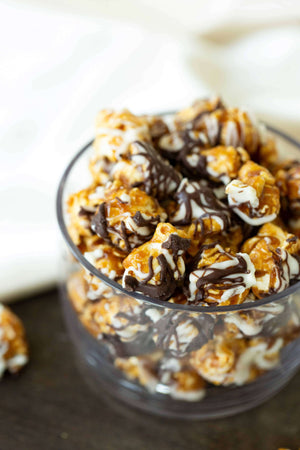 Old School Brand Chocolate Drizzle Caramel Popcorn