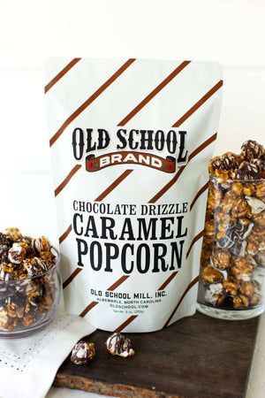 Old School Brand Chocolate Drizzle Caramel Popcorn