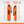 The HuntEmUp 2in Plastic Dog Training Bumper Dummy w/Valve Orange