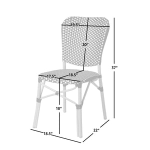 Orsay French Bistro Wicker Chair – 2pk