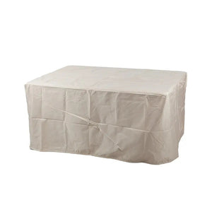 Outdoor Nylon Fire Pit Cover in Khaki for Fire Sense Rectangular Gas Fire Pits
