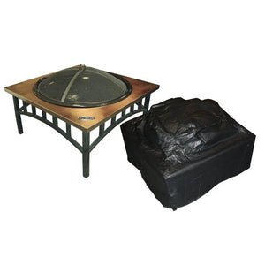 Outdoor Vinyl Cover for Fire Sense Square Fire Pits
