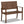 Outdoor All Weather Bench with Solid Rubber Wood Frame and Hand Woven PU Leather-Brown