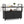 Outdoor Bar Cart Wicker Buffet Serving Cart with Cabinet and 8 Hooks