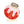 Outdoor Christmas Lantern Pop-Up Lighted Festive Ball with 80 LED Lights and Support Base