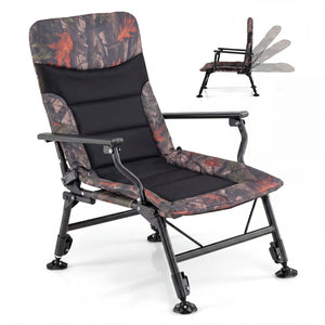Oversized Folding Fishing Chair with Adjustable Backrest