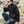 Aurora Mens Black Sheepskin Leather Faux Shearling Jacket