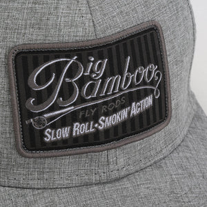 Big Bamboo Fly Rod Heathered 6-Panel Fly Fishing Patch Cap