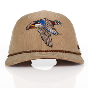 Corduroy Wood Duck 6-Panel Performance Cap