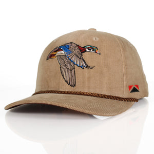 Corduroy Wood Duck 6-Panel Performance Cap