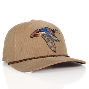 Corduroy Wood Duck 6-Panel Performance Cap