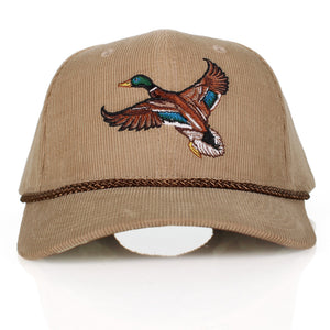 Corduroy Mallard Drake 6-Panel Performance Cap
