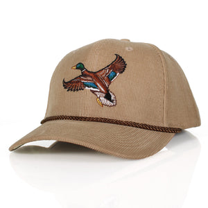 Corduroy Mallard Drake 6-Panel Performance Cap