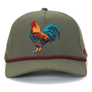 Cock of the Walk 5-Panel Rooster Trucker Hat - TRAPSKI