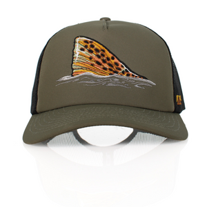 Brown Trout Tail Mesh Back 5-Panel