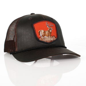 Wax Cloth Deer Patch Cap