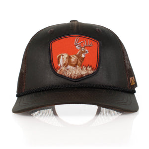 Wax Cloth Deer Patch Cap
