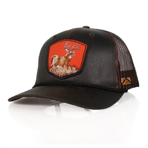 Wax Cloth Deer Patch Cap
