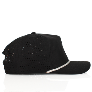 Black Lab Duck Dog 5-Panel Trucker Black