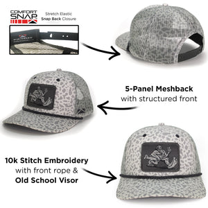 Bigfoot Bass Squatch Fishing 6-Panel Rope Cap