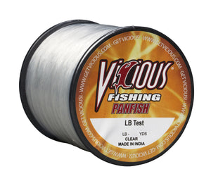 Vicious Panfish Clear Mono - 8 Lb Test