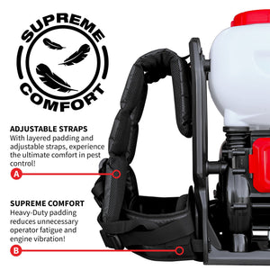 4 Gal Battery Powered Backpack Mosquito Fogger Sprayer 36V for Pest Control Ticks, Fleas, Flies, and Mosquitoes - TRAPSKI