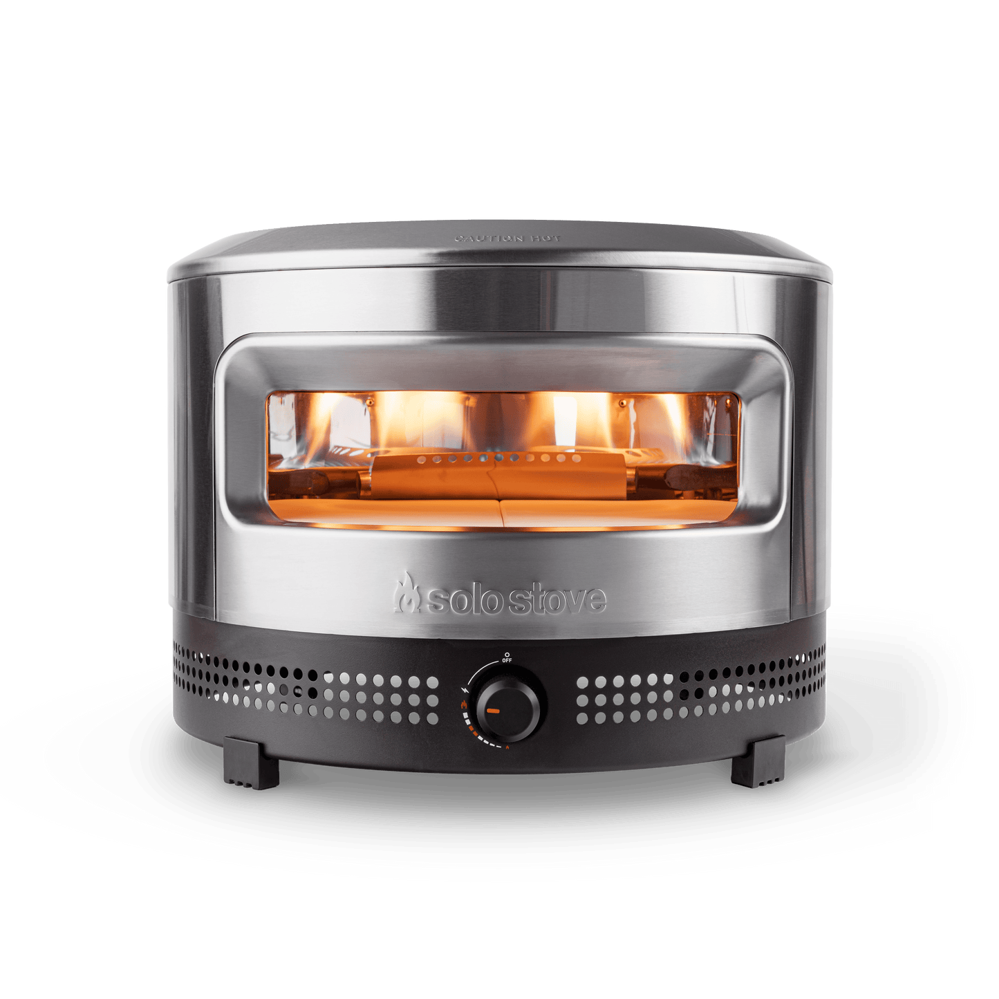 Solo Stove Pi Prime Gas Pizza Oven Outdoor | Portable, Stainless Steel Powerful Demi-Dome Heating, Cordierite Pizza Stone, Panoramic Opening, Perfect for Authentic Stone Baked Pizzas | Pizza Cooking Accessories - TRAPSKI, LLC