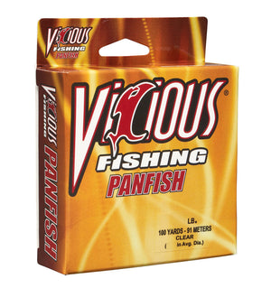 Vicious Panfish Clear Mono - 4 Lb Test