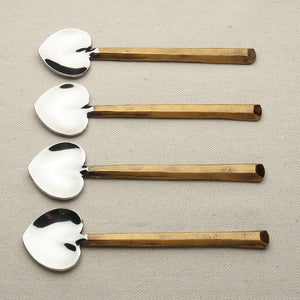 PLATEAU HEART SPOON 4 PC. SET