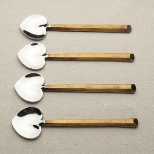 PLATEAU HEART SPOON 4 PC. SET