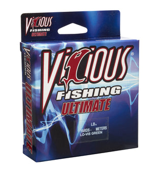 Vicious Ultimate Lo-Vis Green Mono - 12 Lb Test