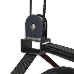 Essential Cargo Box Garage Ceiling Storage Hoist | Holds up to 150 lbs | 14' Lift