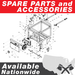 210 Amp Engine Driven Welder Generator 2000 Watt 15 HP Gas Powered