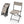 Patio Folding Chairs Set of 4 Lightweight Camping Chairs with Breathable Seat-Brown