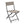 Patio Folding Chairs Set of 4 Lightweight Camping Chairs with Breathable Seat-Brown